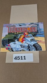 Thundercade -Nintendo NES- Manual Only **NO GAME!