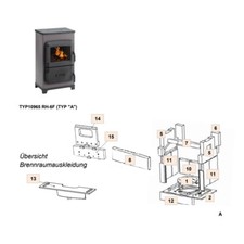 Ersatzteil WAMSLER für Werkstattofen RH-6F Typ 10965 / A