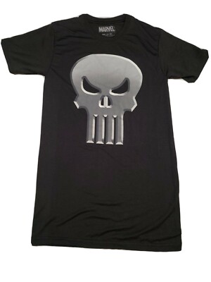 Mens Marvel Comics Super Hero Black Skull The Punisher Graphic