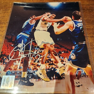 Jim Jackson NBA Dallas Mavericks autographed 8x10 w/COA Ohio State
