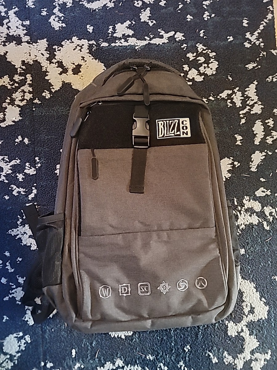 BlizzCon 2023 | Loungefly Overwatch  Backpack Bag Only BlizzCon 2023 Official Backpack USB charger Warcraft Diablo  main image 3