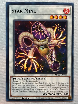 yugioh 2022 tin of the pharaoh's gods best cards Yugioh 2022 Tin of the Pharaoh's Gods Star Mine MP22-EN080