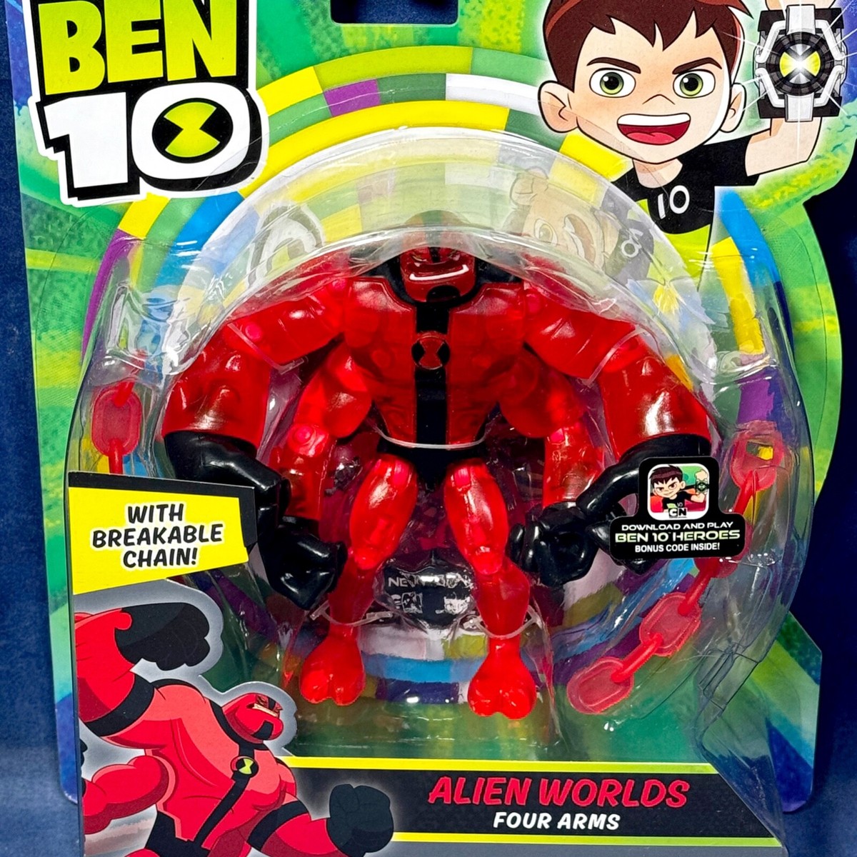 Ben 10 Alien Worlds Four Arms Action Figure Playmates Toys