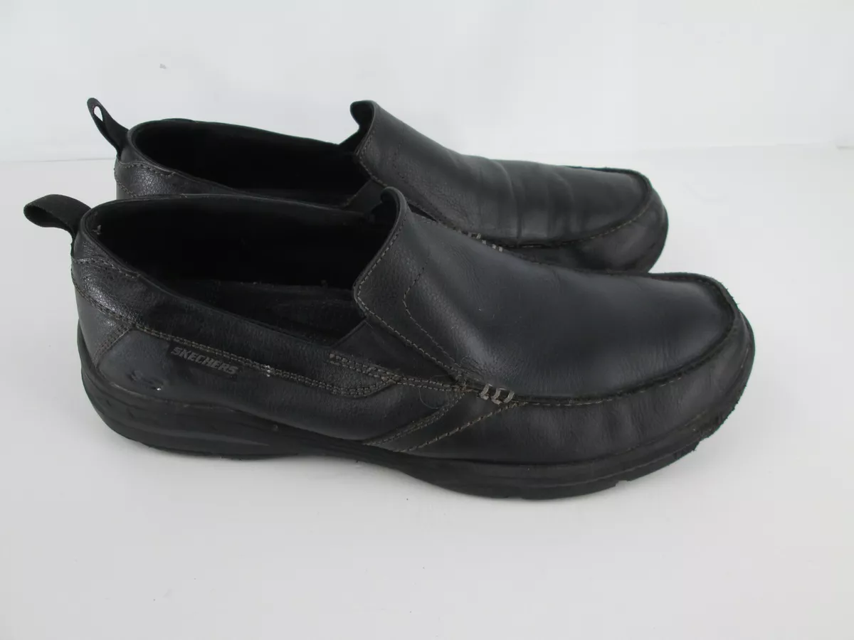 Semejanza falta Melbourne Skechers Harper Forde Slip On Walking Shoes Mens Sz 10.5 Black #64858 | eBay