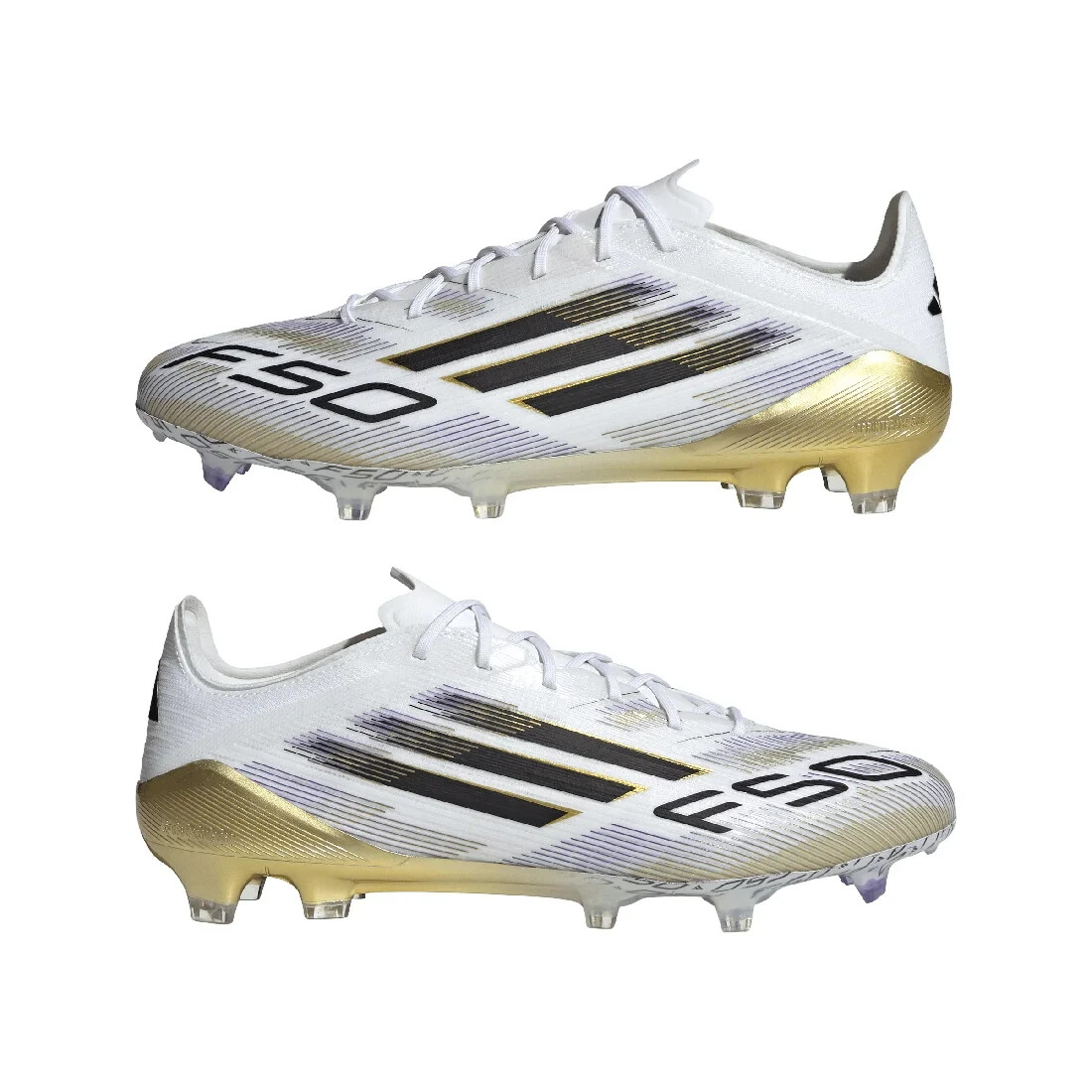 adidas F50 FGモデル adidas Soccer Cleats F50 ELITE FG Footwear White/ Gold