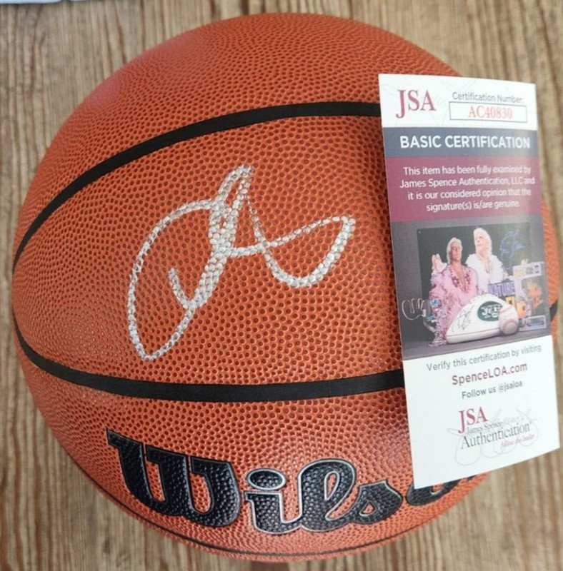 DeMar DeRozan Signed NBA Basketball w/ JSA COA #AC40830 Chicago Bulls