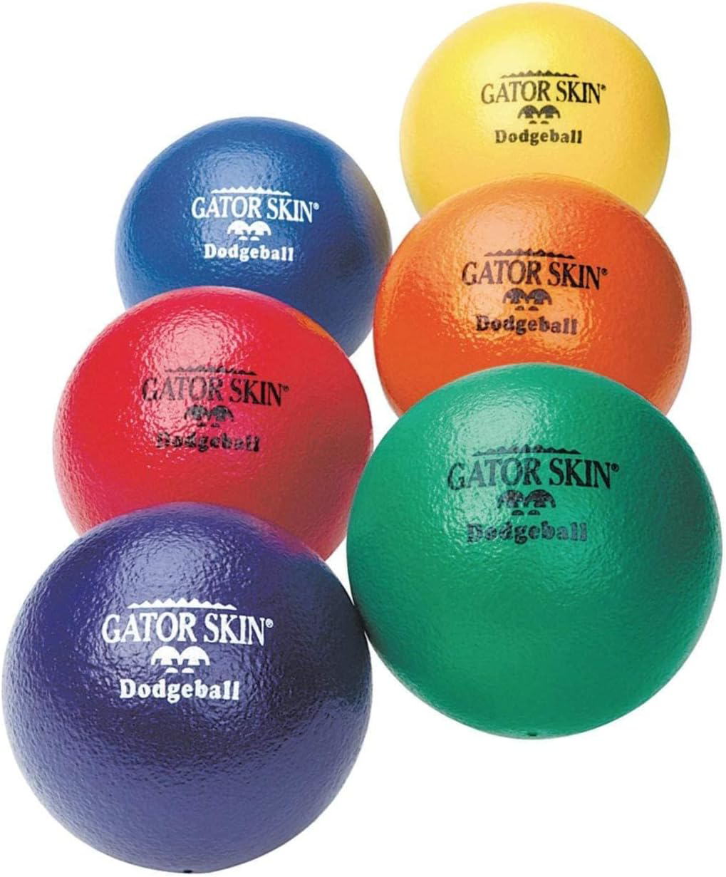 S&S Worldwide Gator Skin Foam Dodgeballs Easy Grip Starter Balls, Low