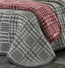 Coperta  50% Lana Calda Dis. London Singolo Piazza e Mezza Matrimoniale Maxi