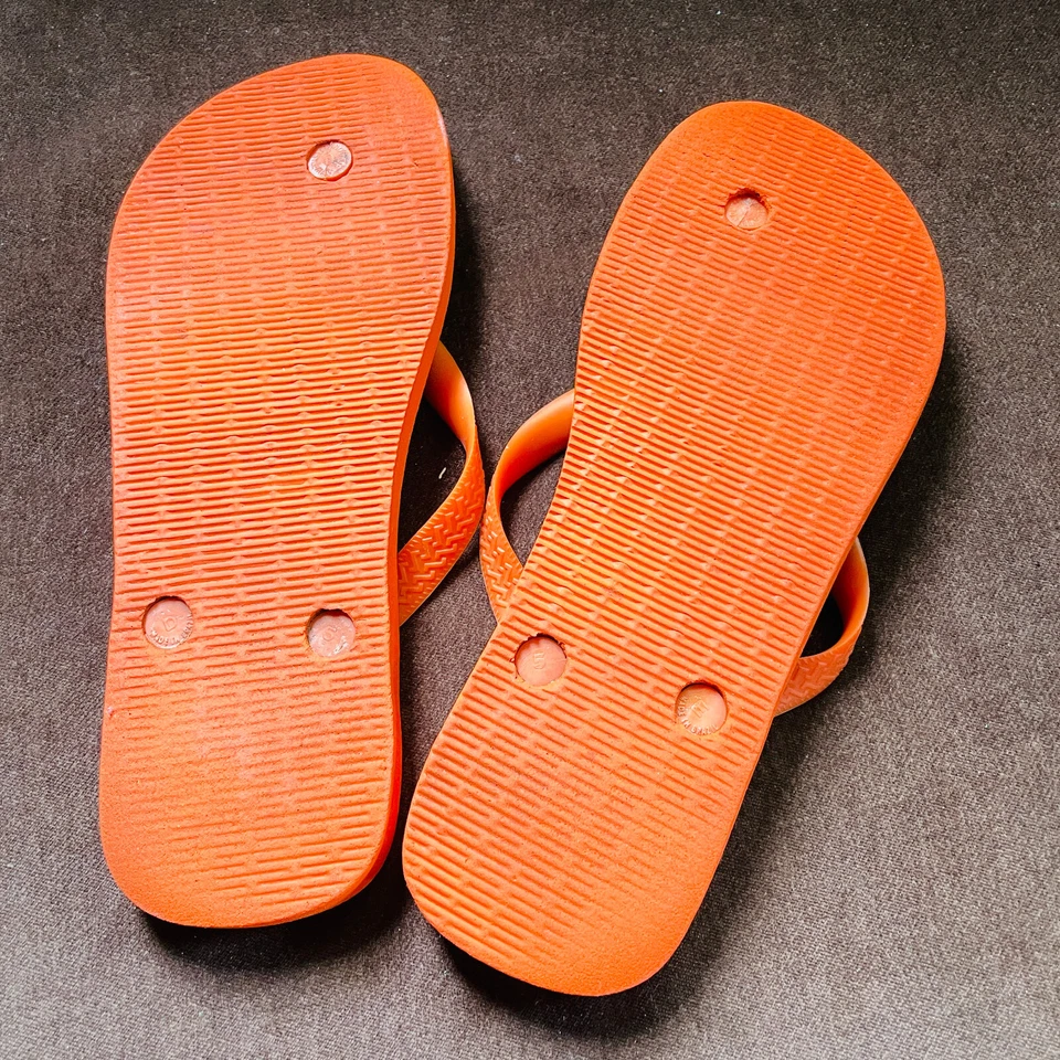 NARANJA Floral LOGO “Brasil” Havaianas - Talla 7/8 Mujer 37/38 BRASIL 39/40 EUR Foto 2 de 4