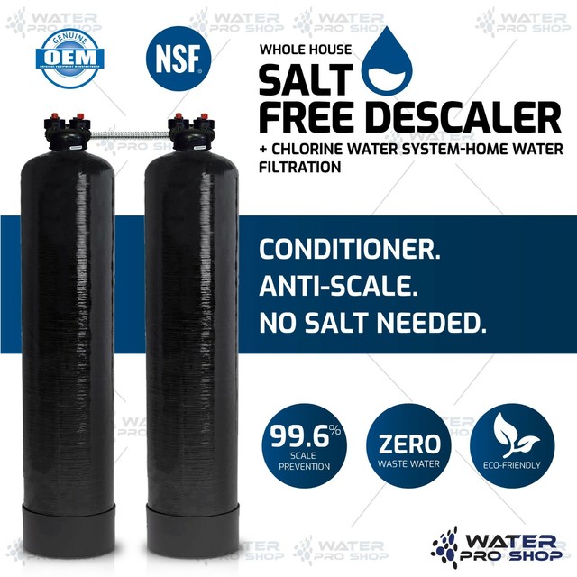 Whole House Salt Free Descaler + Chlorine Water SystemHome Water