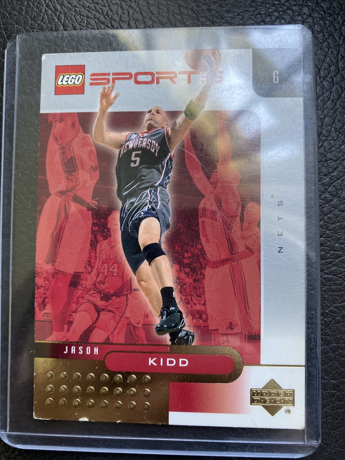 2002 Lego sports Jason Kidd Gold foil card. Card is Near mint to Mint condition 
