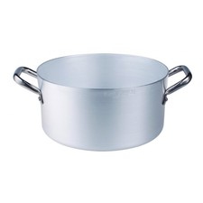 AGNELLI - CASSERUOLA ALTA IN ALLUMINIO - 2 MANICI - Ø28XH14 CM