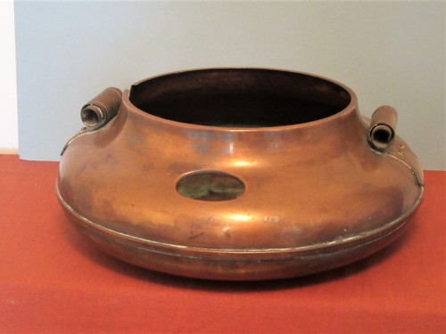 Antique Solid Copper Round Humidifier with Handles, Walton Made ...