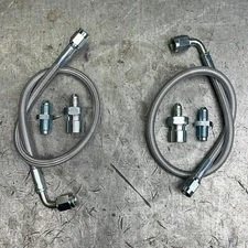 Stainless Steel Rear Brake Line Replacement Kit For 88-91 Honda Civic EF w drum