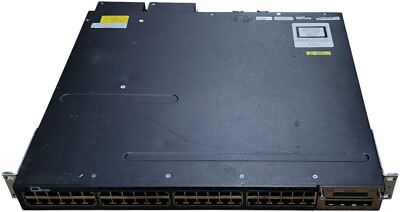 Cisco Catalyst 3560-X 48-Port 10/100/1000 PoE+ Switch w/Dual Power & C3KX-NM-1G