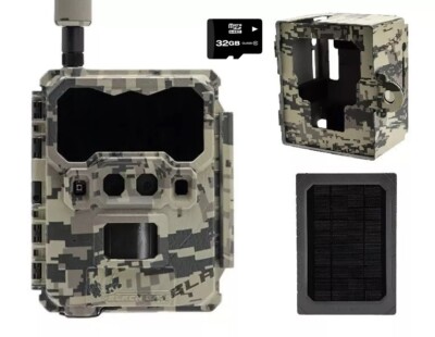Black Gate R4G Gen 2 No Glow Multi Network LTE Trail Camera Ultimate Hunter Kit