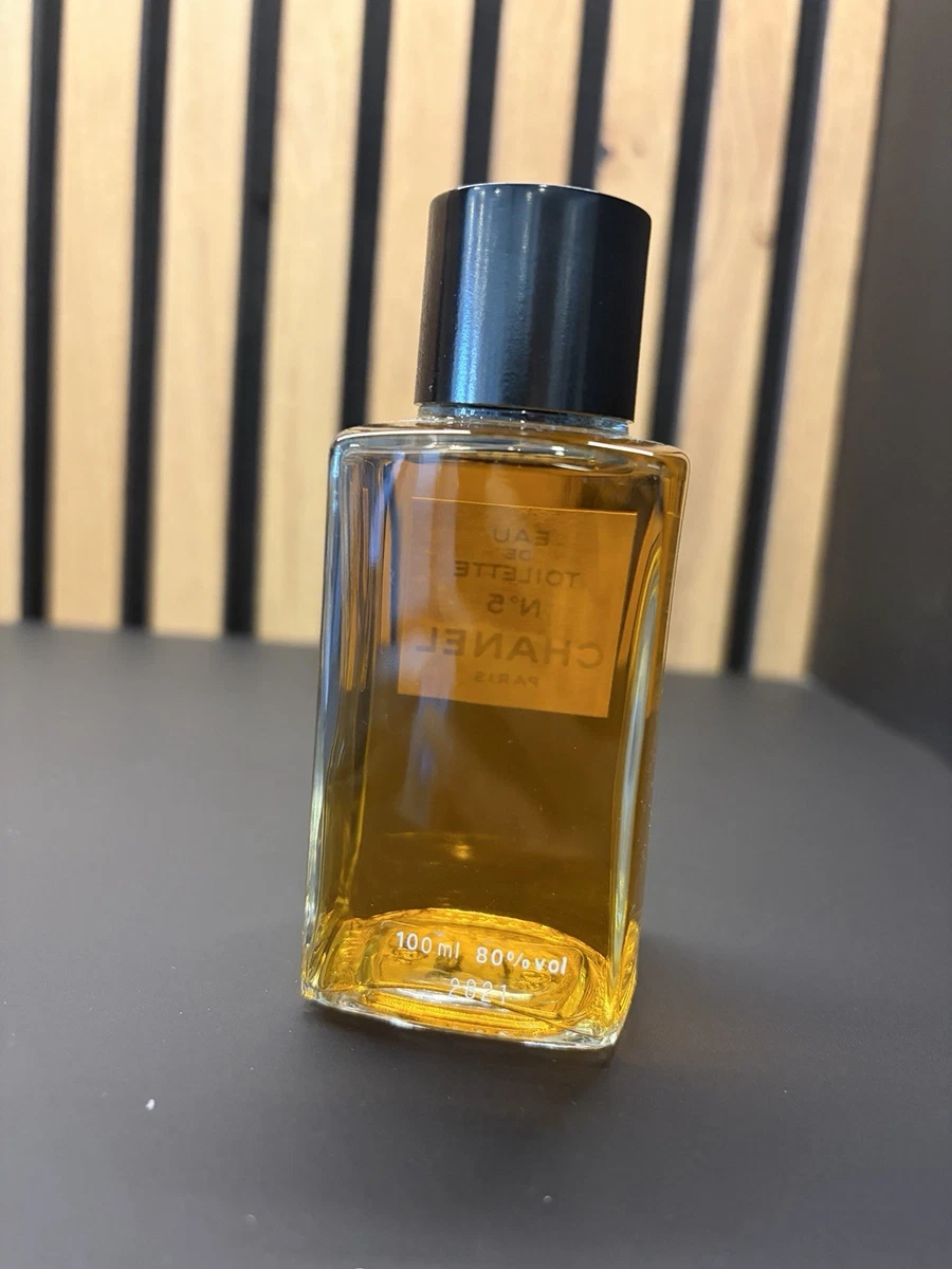 CHANEL N°5 Eau de Toilette 100 ml 80% Vol. Embotellado antiguo vintage original