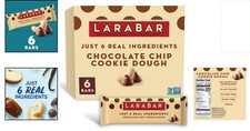 Larabar Chocolate Chip Cookie Dough Bars, 6 ct, Gluten-Free Treats