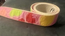 Lilly pulitzer belt pink with fruits sz M