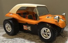 Vintage Taiyo Sand Buggy P-48 Tin-Plastic BatteryOperatedToyJapanGreatCondition