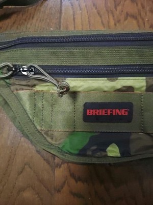 BRIEFING×BEAMS GOLF Camouflage Waist Bag Body Pack Excellent