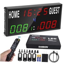 2025 LED Electronic Scoreboard Digital 2025 6 digital led scoreboard-no tripod