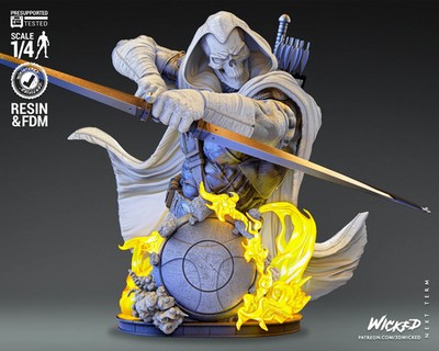 Taskmaster 3D Printed 16K Unpainted Resin Model Kit 1:4 Scale
