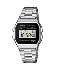 CASIO Men Digital Quartz Casual Watch Classic Dress Black Dial Waterproof Rectan