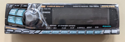 ALPINE TDA-7587R nur Bedienteil Neu Vintage [R252]