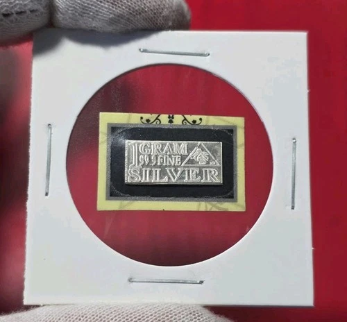 ACB - 1 Gram .999 Fine Silver Bullion FRACTIONAL Bar Ingot - Sealed Assay