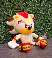 Sonic Super Shadow Plush Toy - New Gold Red Stuffed Animal for Fans