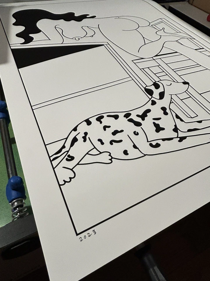 FUCCI - Lazy Sunday (2/3) - Archival Pigment Print On Paper By FUCCI (unframed) - Image 2 of 4