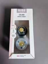 Bibs Pacifiers - New in Box- Size 1 - Natural Rubber