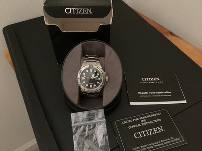 CITIZEN Eco-Drive Vintage Mens Watch E168-S080100 Metal Band