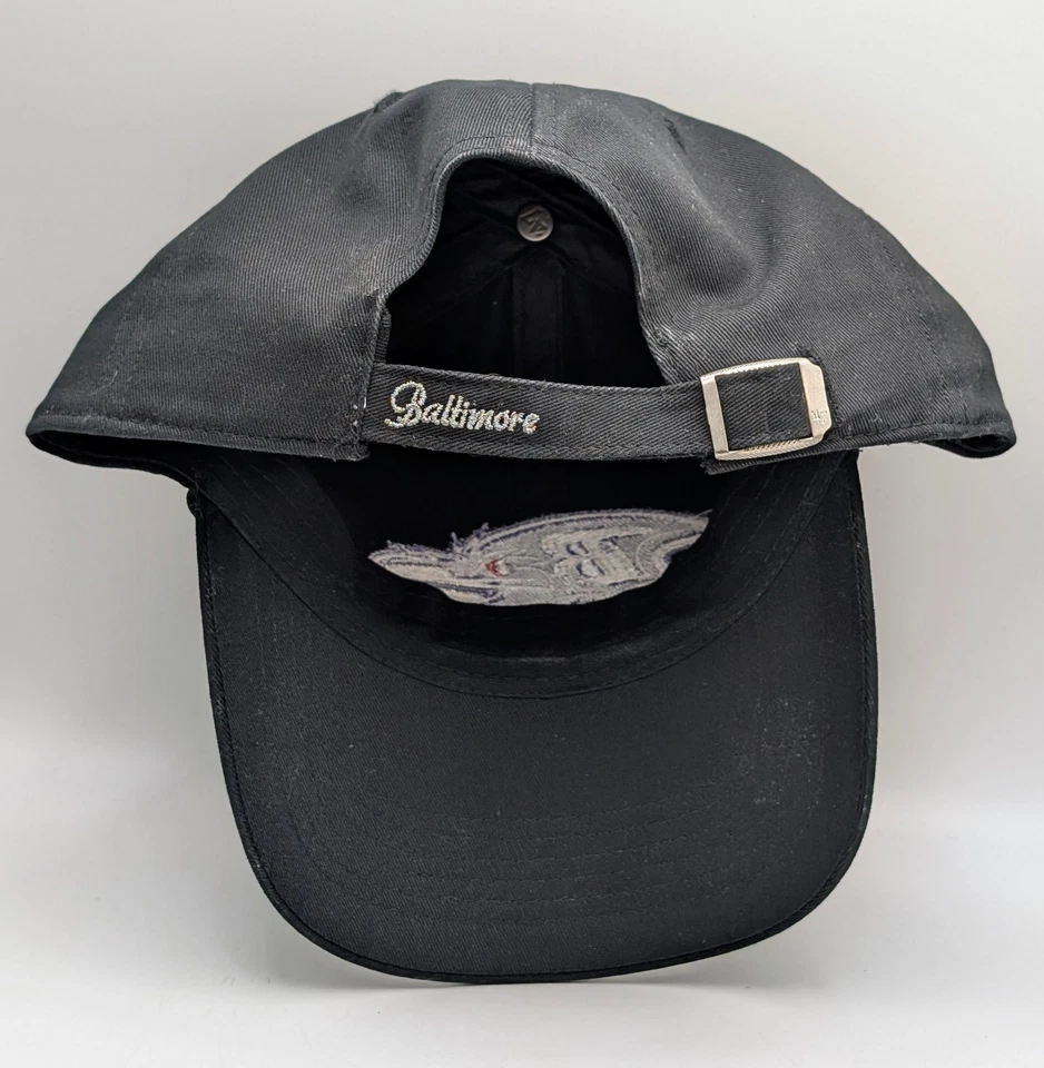 Кепка регулируемая сзади Baltimore Ravens '47 совершенно черная женская NFL блестящая - Изображение 4 из 4