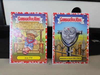 GPK Goes On Vacation /75 Red Variant Lot Mai Ty Observation Decker