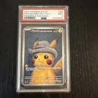 2023 POKEMON SVP POKEMON X VAN GOGH PIKACHU WITH GREY FELT HAT PSA 9