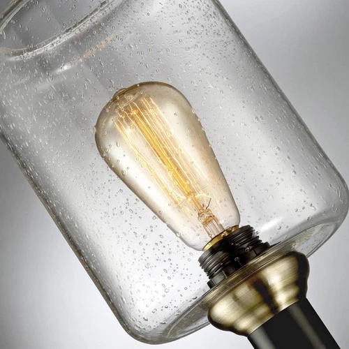 Lite Source Luken 63" High Black Metal Uplight Floor Lamp - Picture 3 of 3