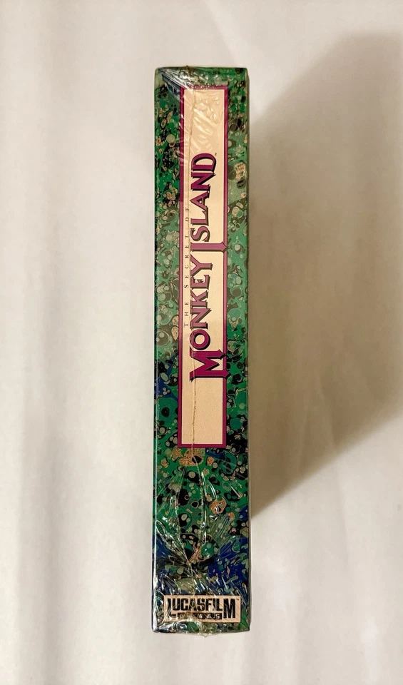 The Secret of Monkey Island - SEALED - IBM 5.25” - Big Box PC - 1990 LucasFilm - Image 4 of 4