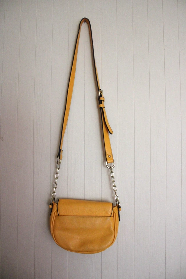 Merona желтый искусственной кожи маленькая сумка через плечо сумочка - Изображение 2 из 4