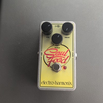Electro Harmonix Soul Food Distortion Fuzz Overdrive Guitar Effects Pedal