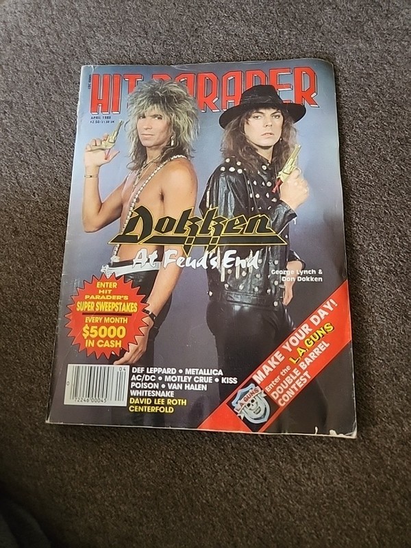Hit Parader magazine April 1988 at feuds End