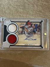 2018 Topps Museum Adam Duvall Auto Dual Relic /299 Reds Game Used Patch