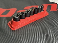 Snap On 3/8” Drive 7pc Mid Length SAE Impact Socket Set 5/16”-3/4”