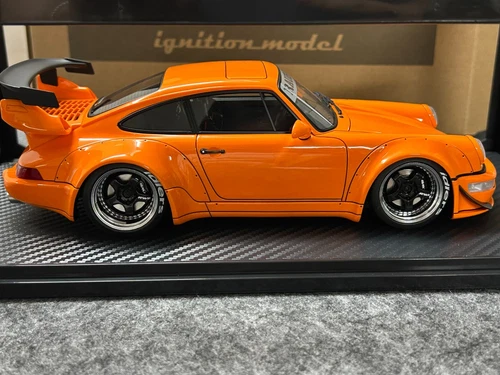 Ignition model 1/18 RWB 964 Orange Porsche Resin Cast Limited Edition IG3005 - Picture 7 of 9