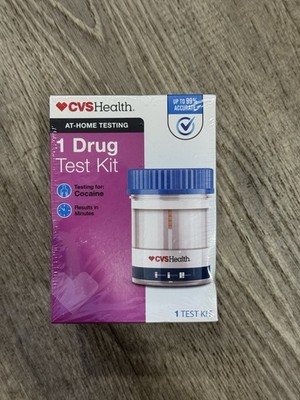 CVS At Home Cocaine Drug Test Kit NEW  SEALED Box . Exp: 5/26
