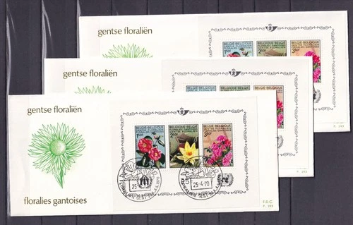 [LG79582] Belgium N°BL47FDC Flowers First Day Cover COB € 12,00 SUPERB