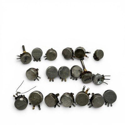 Allen-Bradley Ohmite Clarostat Potentiometer 1K 10K 25K 75K Mixed Lot, 19 Pcs