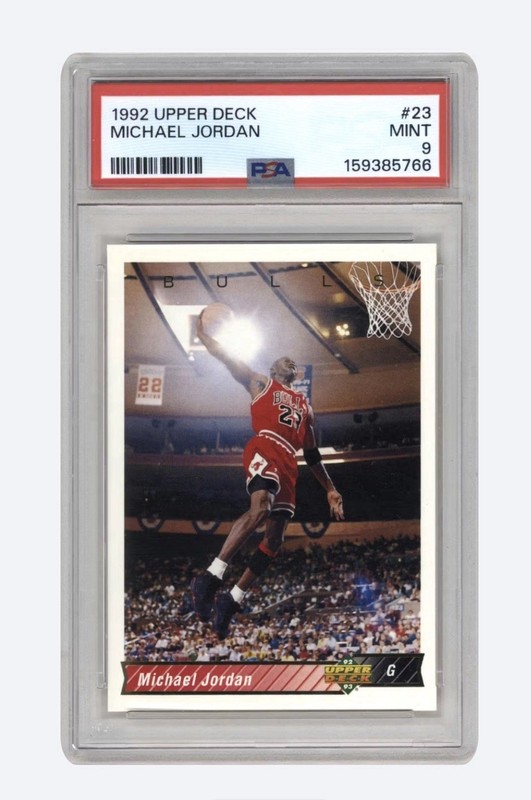 1992-93 Upper Deck Michael Jordan #23 Chicago Bulls PSA 9