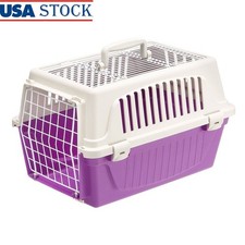 Hard-Sided Pet Carrier Top Load Dog Cat Travel Crate Portable Lightweight New